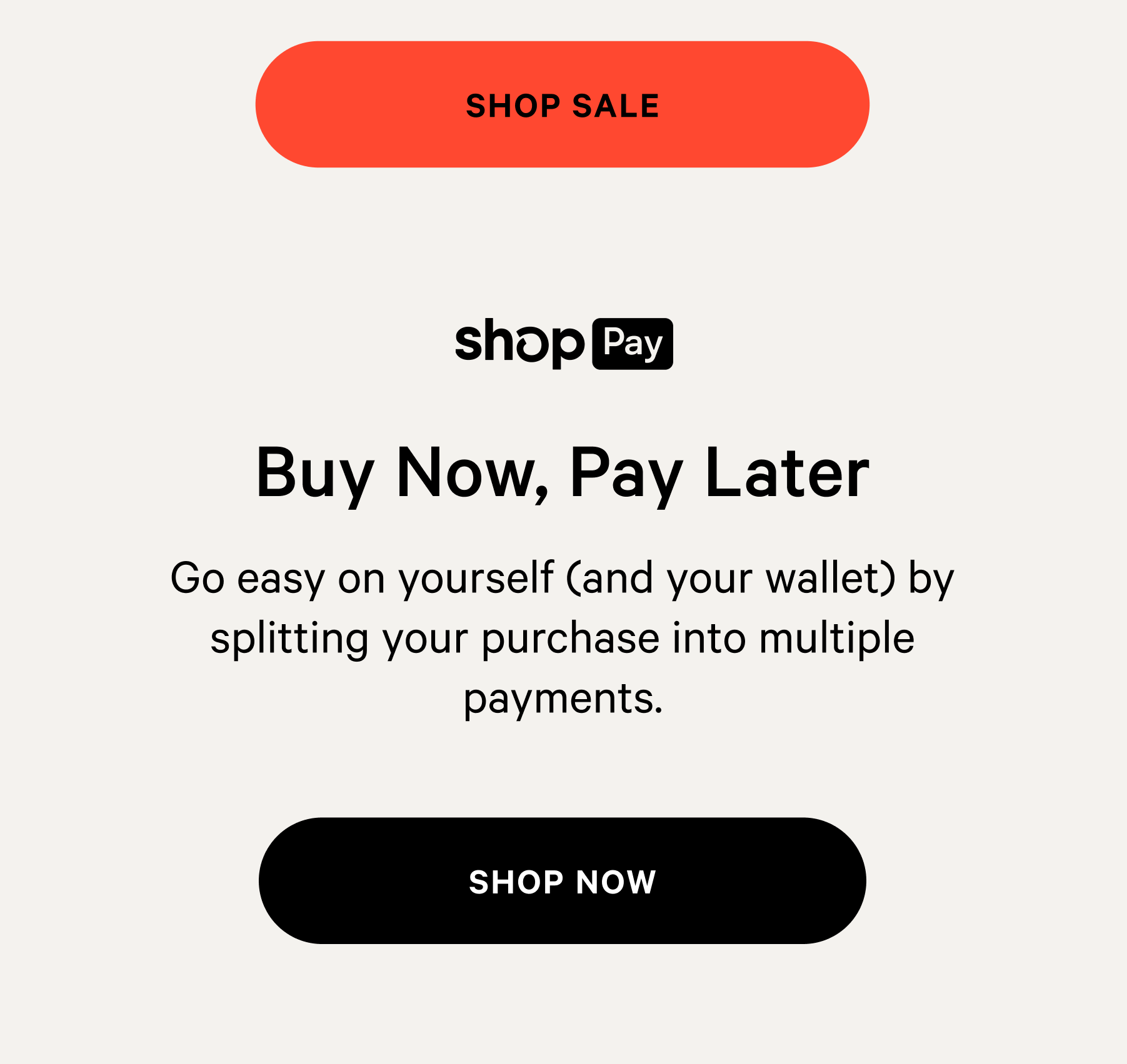 Shop Sale