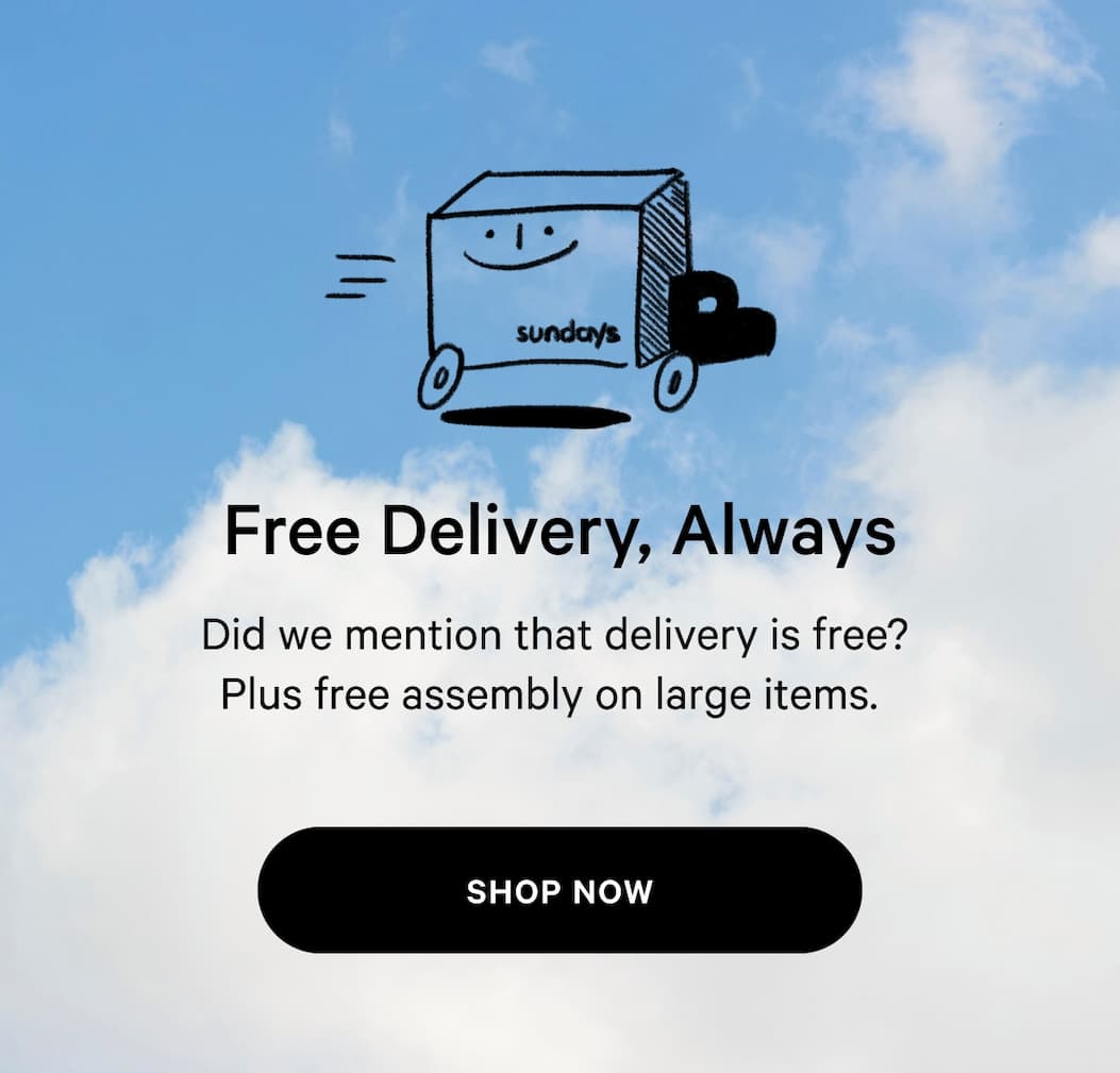 Free Delivery, Always