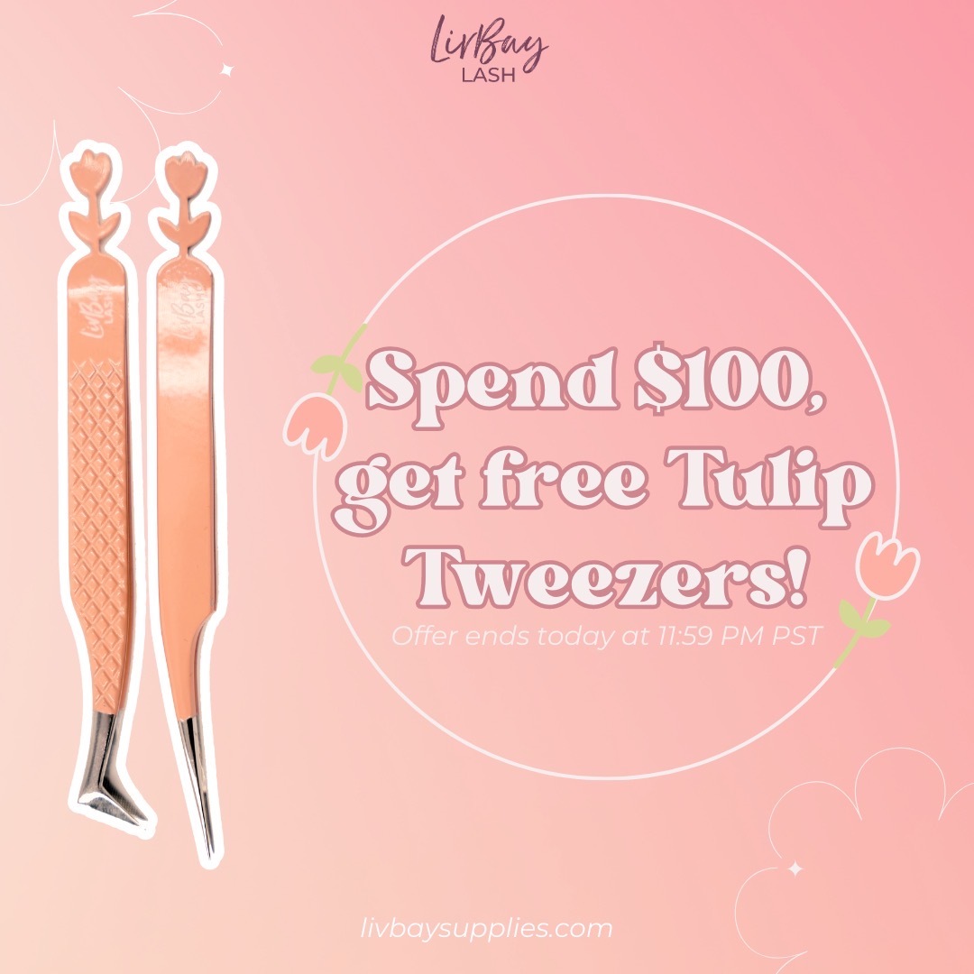 FREE Lash Tweezers 😲 LivBay Supplies
