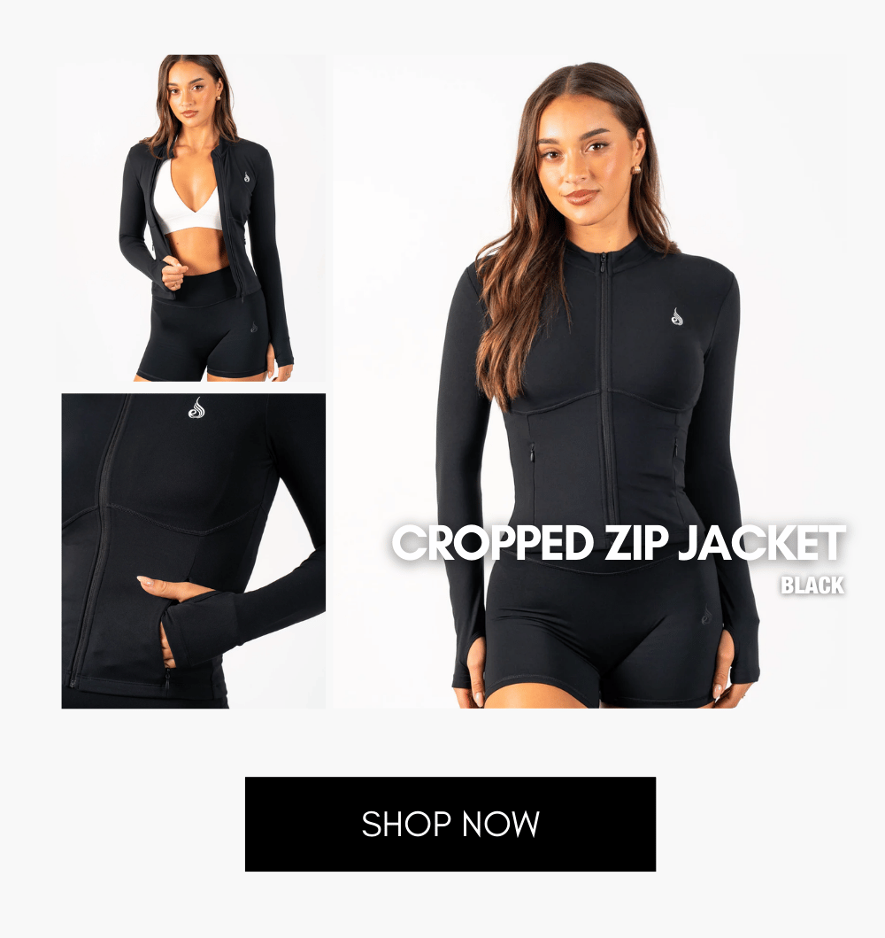 Cropped zip jacket