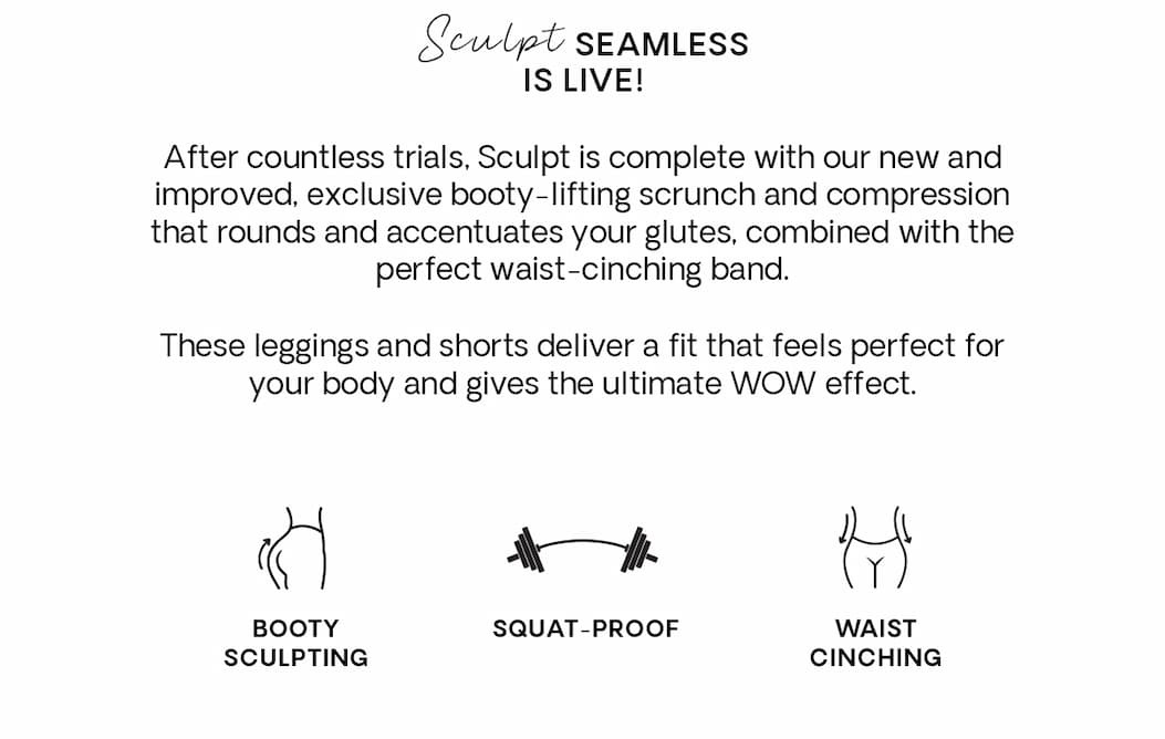 Sculpt Seamless is LIVE