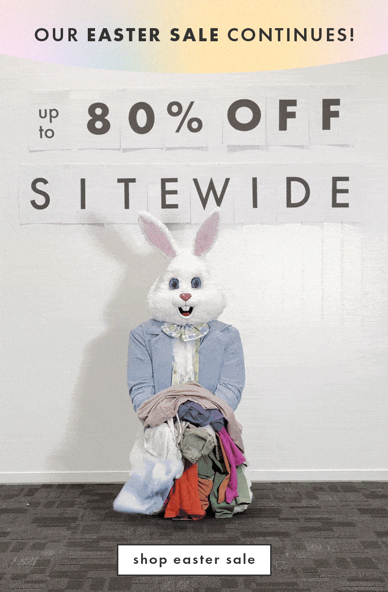 Up to 80% OFF SITEWIDE