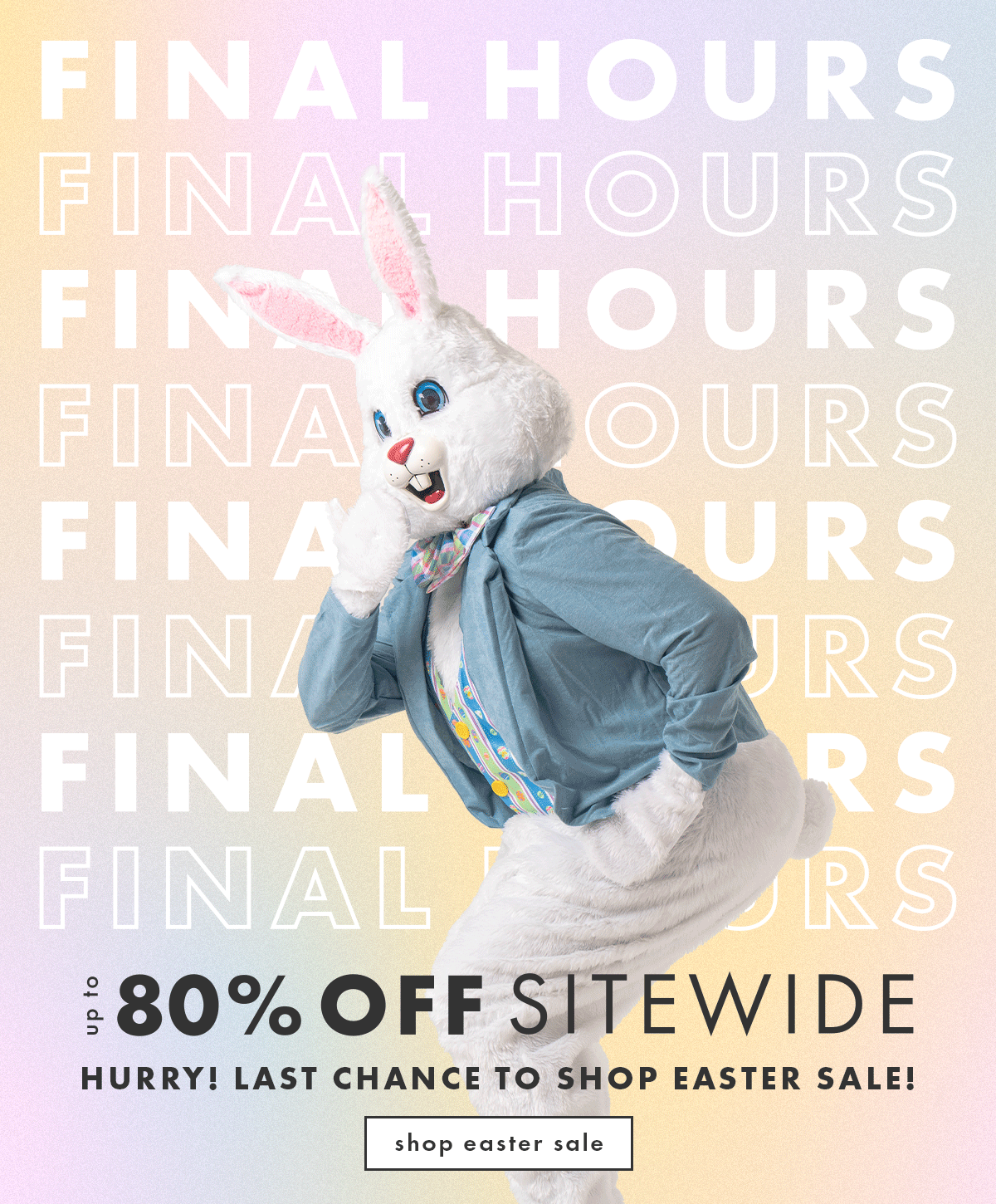 Up to 80% OFF SITEWIDE