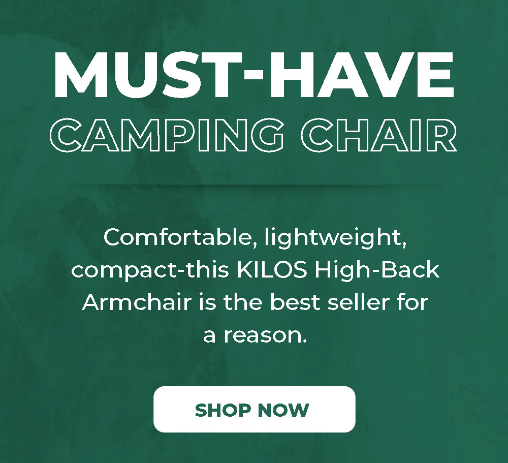 The Camping Chair has people talking ★★★★★ Kilos Gear