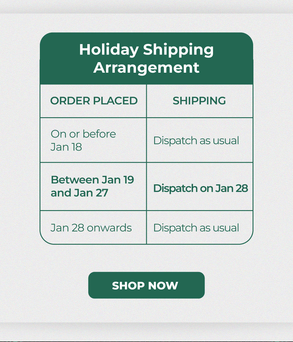 An Important Holiday Shipping Update. Kilos Gear