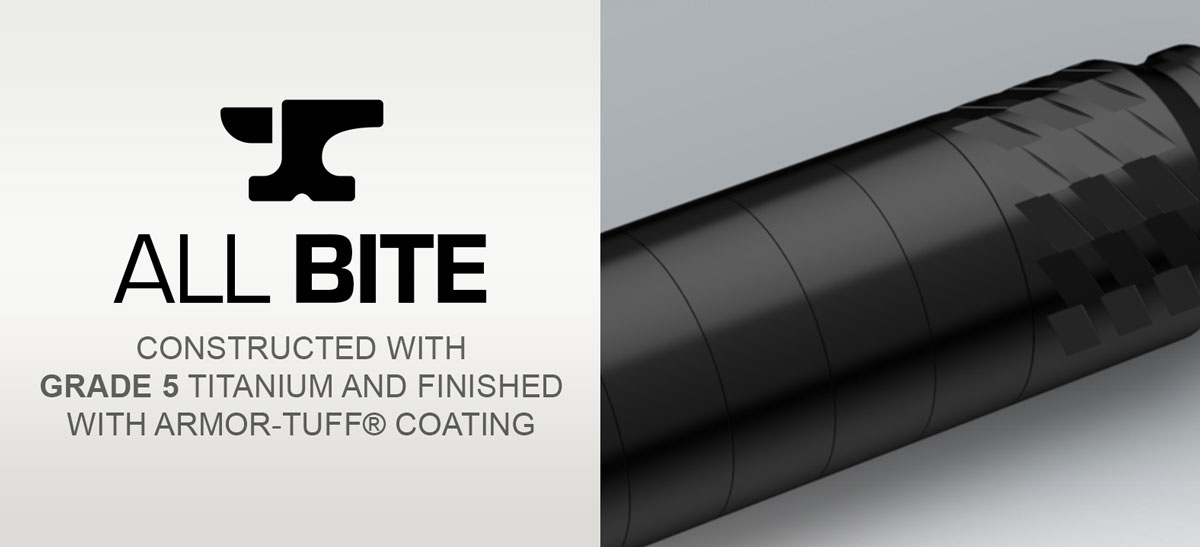 All Bite | Constructed with Grade 5 Titanium