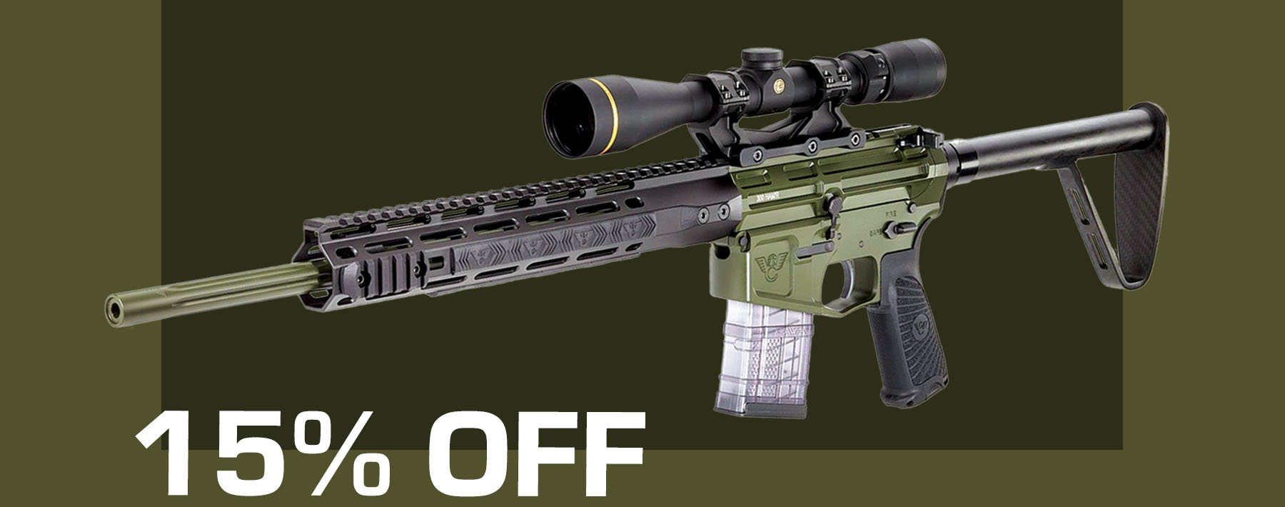 15% OFF IN STOCK RIFLES