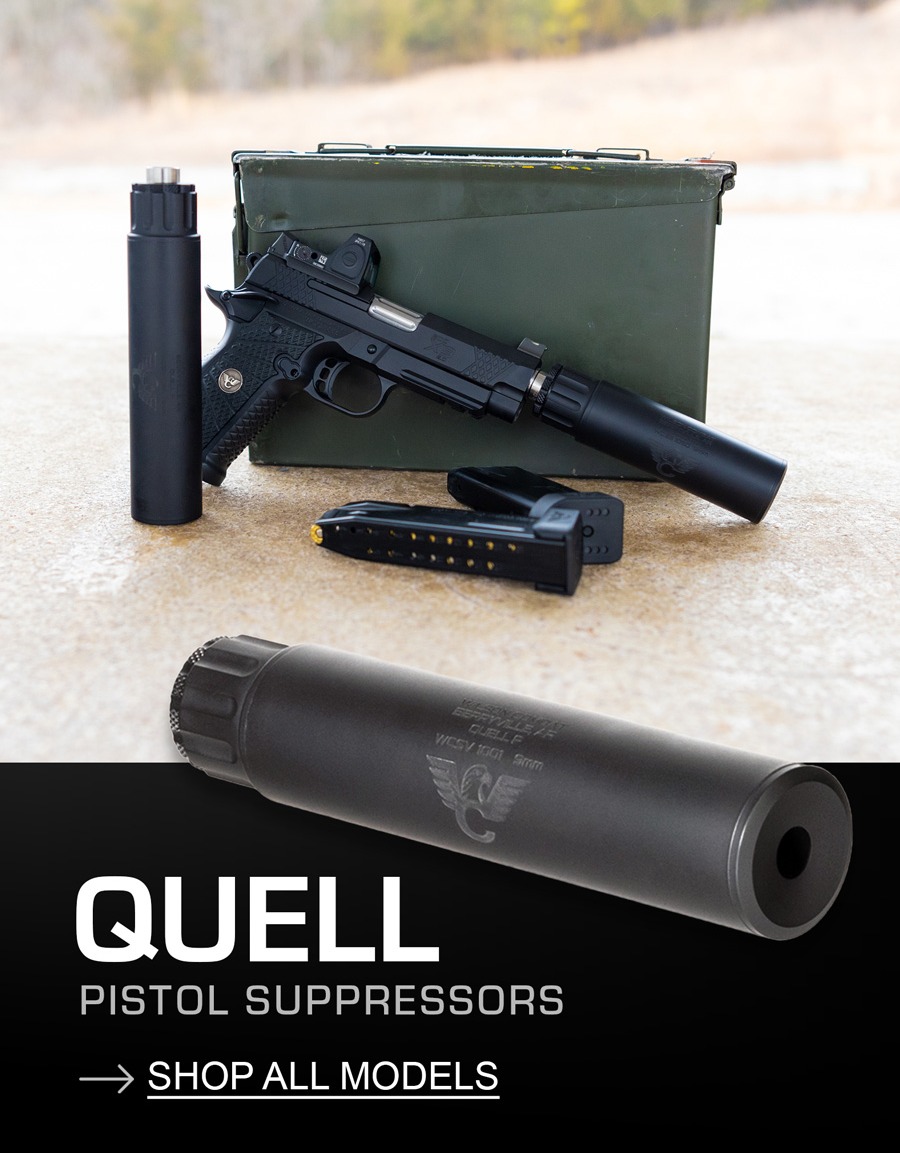 QUELL Pistol Suppressors