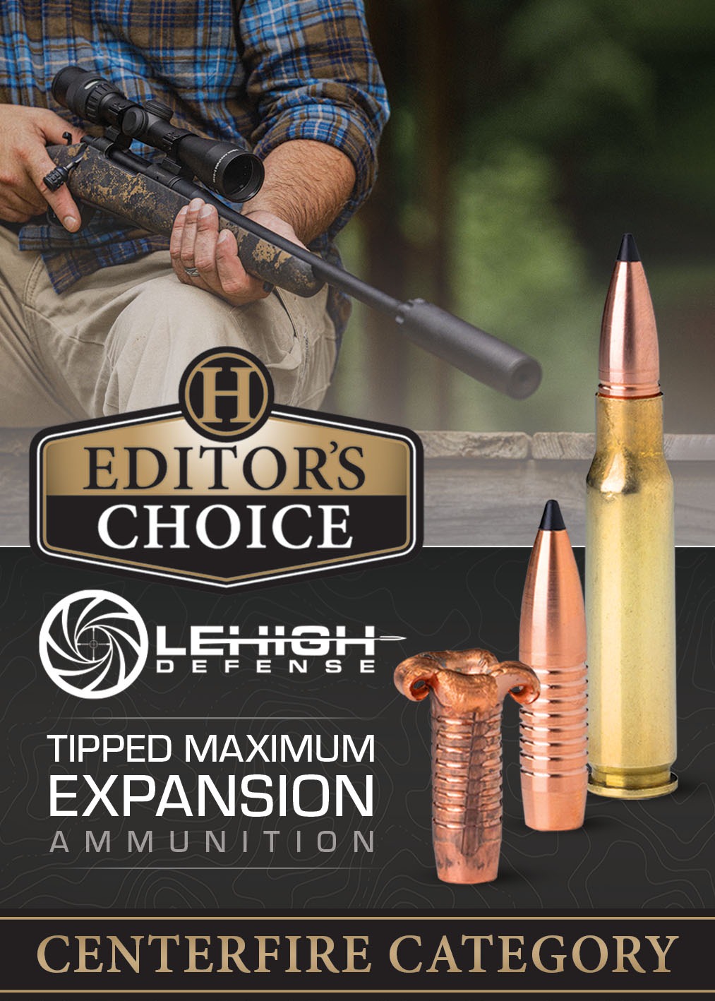 2024 Editor's Choice | Centerfire Category &ndash;&nbsp;Tipped Maximum Expansion&reg;