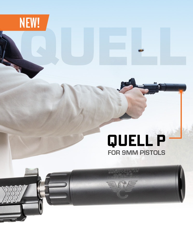 Introducing: QUELL P Suppressor for 9mm Pistols