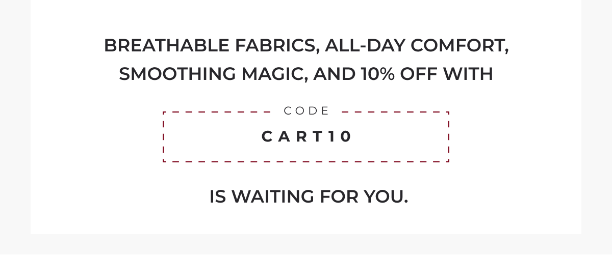 Code CART10 Is Waiting For You