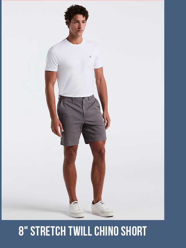 Shop the 8" Stretch Twill Chino Short