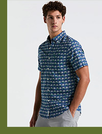 Shop the Jacquard All-Over Ringer Tee