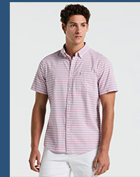 Shop Cotton Crinkle Yarn Stripe Shirt
