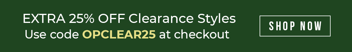 Extra 25% off Clearance