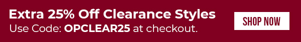 Extra 25% off Clearance