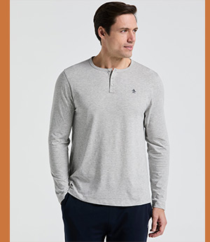 Shop the Long Sleeve Henley Shirt
