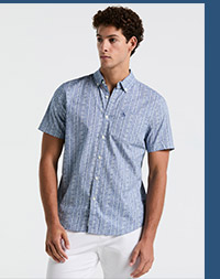 Shop the Cotton Poplin Texture Shirt