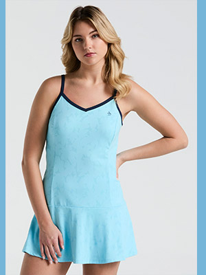 Shop Women's Floral Jacquard Tennis Dress