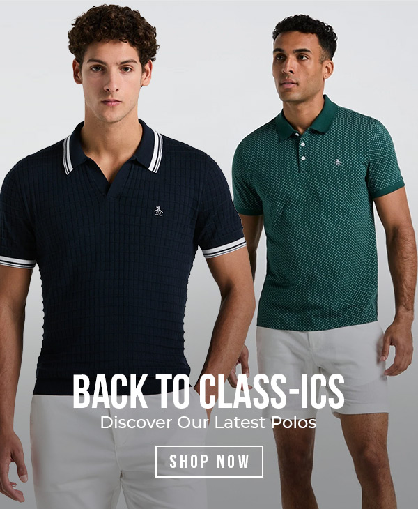 Shop the Back to Class-ics Polos