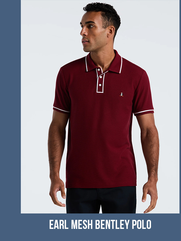 Shop the Earl Mesh Bentley Polo