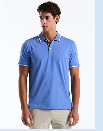 Shop the Tipped Jersey Polo