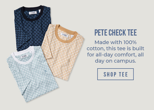 Shop the Pete Check Tee