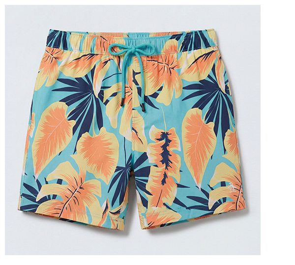 Shop the 5" All-Over Botanical Swim Short