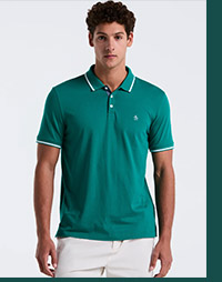 Shop the Tipped Jersey Polo