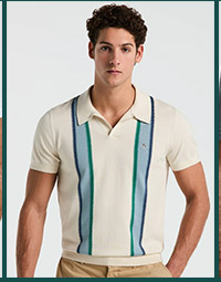 Shop the Vertical Stripe Sweater Polo