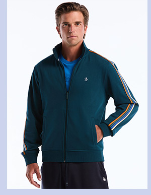 Shop the Striped Fleece Track Jacket