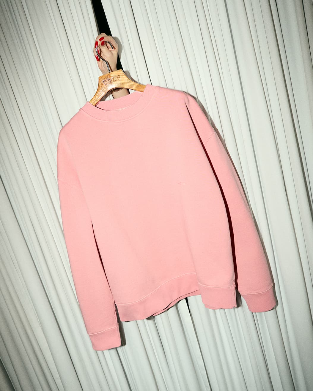 Elevated essentials - Sweatshirt in Pink Salt