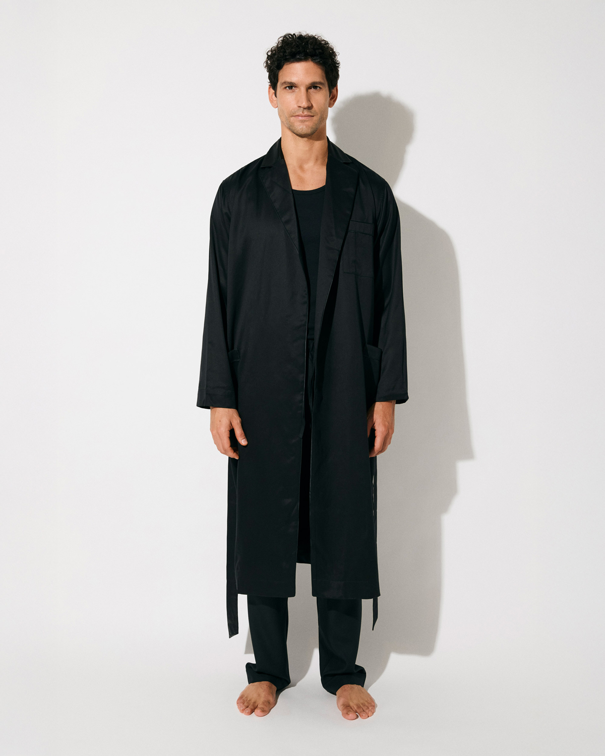 Elevated essentials-Home Robe in Black