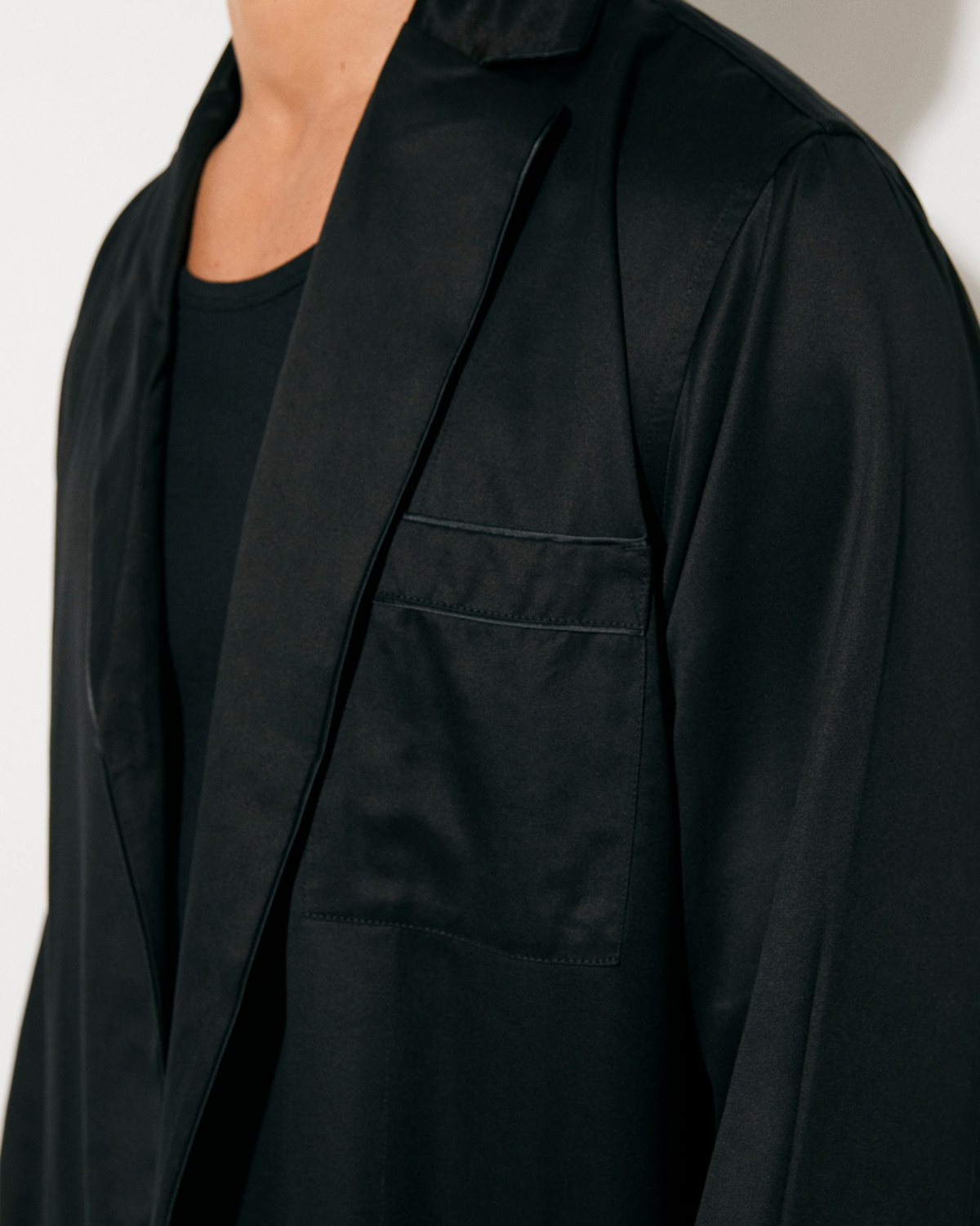 Elevated essentials-Home Robe in Black