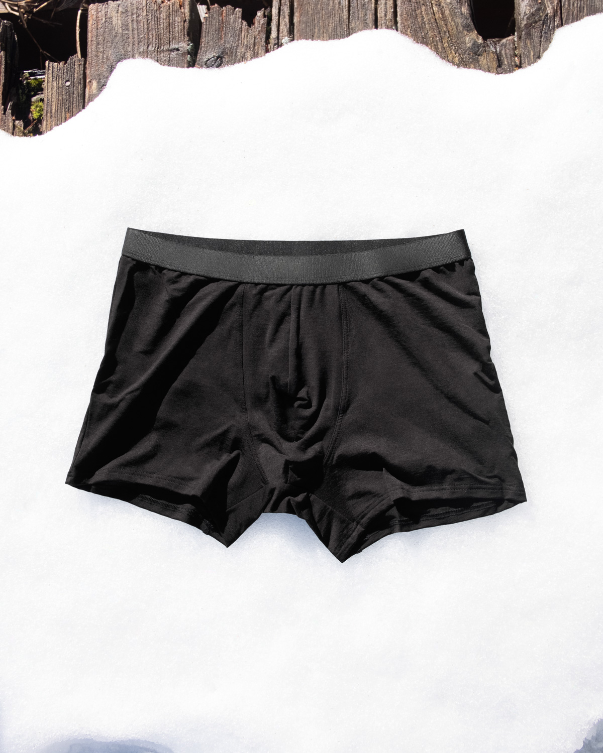 Merino Boxer Shorts Black