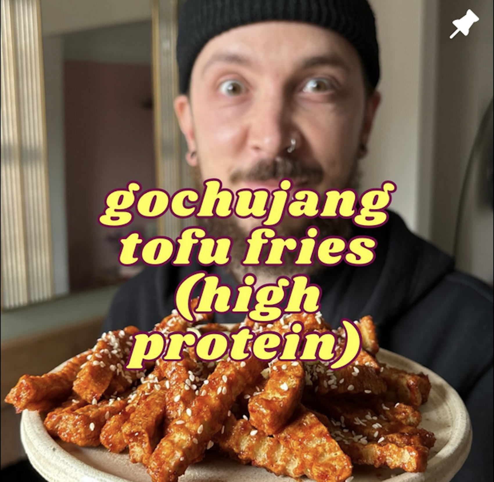 A delicious dish of Gochujang Tofu Fries