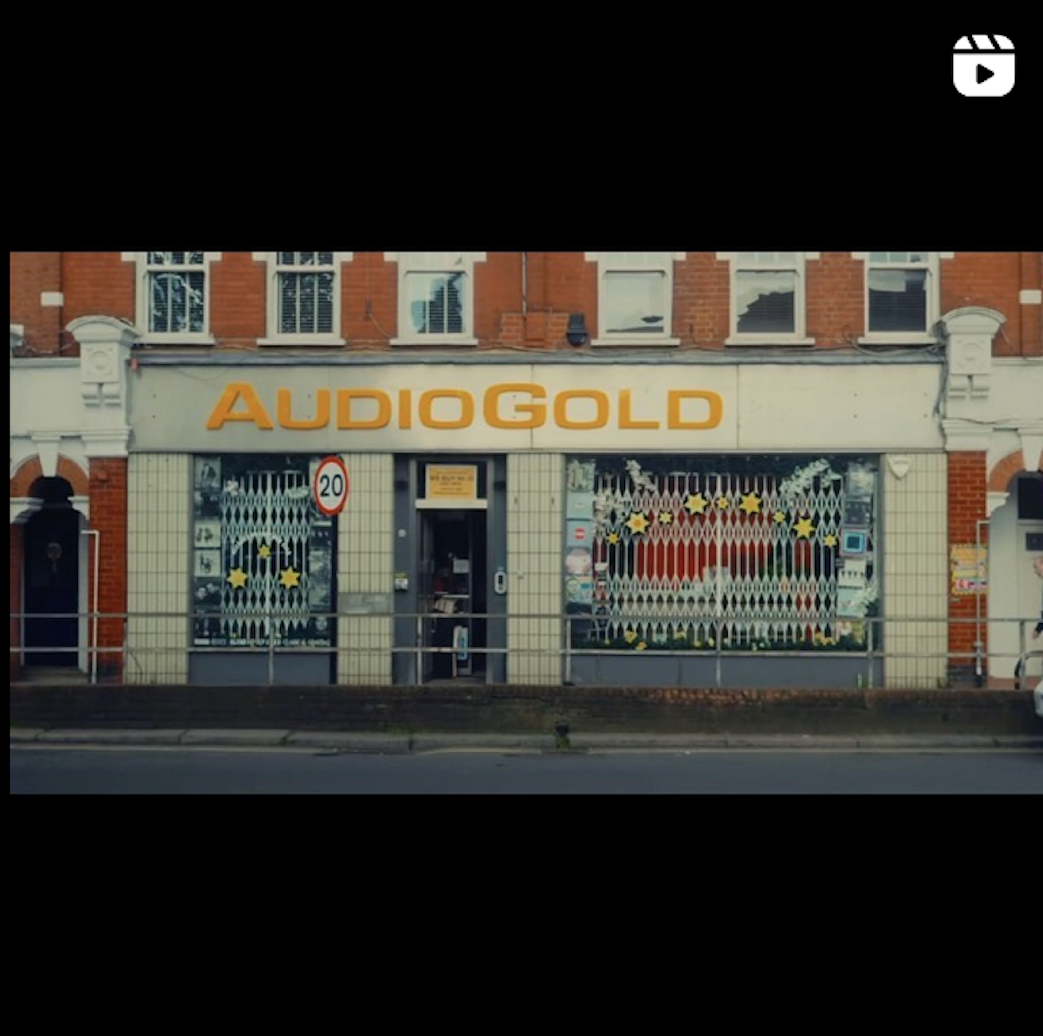 Audio Gold's shopfront