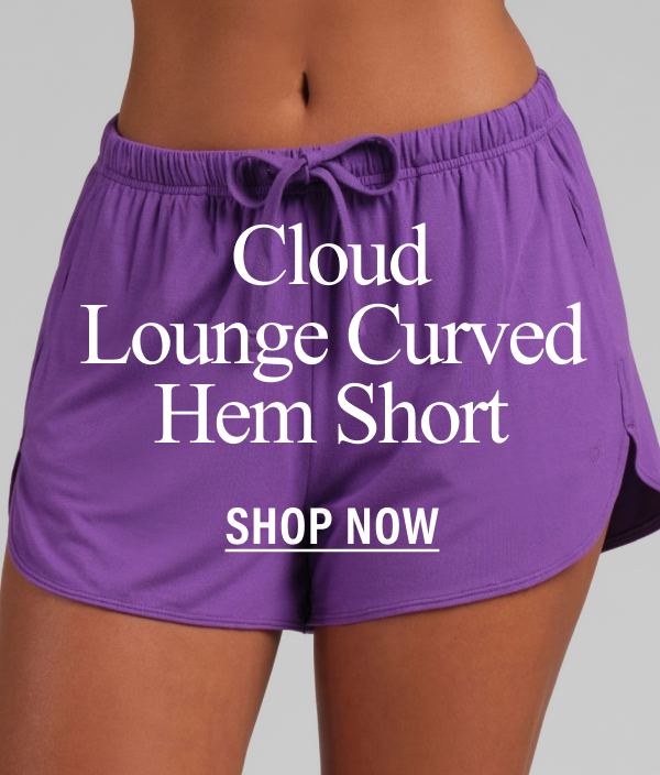 Shop Cloud Lounge Curved Hem Shorts