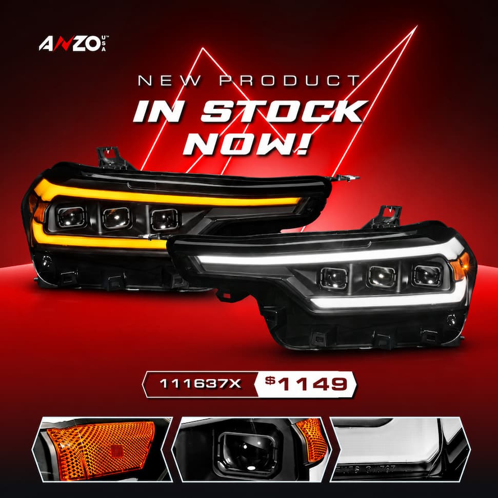 DODGE RAM 1500 09-18 / 2500/3500 10-18 PROJECTOR PLANK STYLE SWITCHBAC