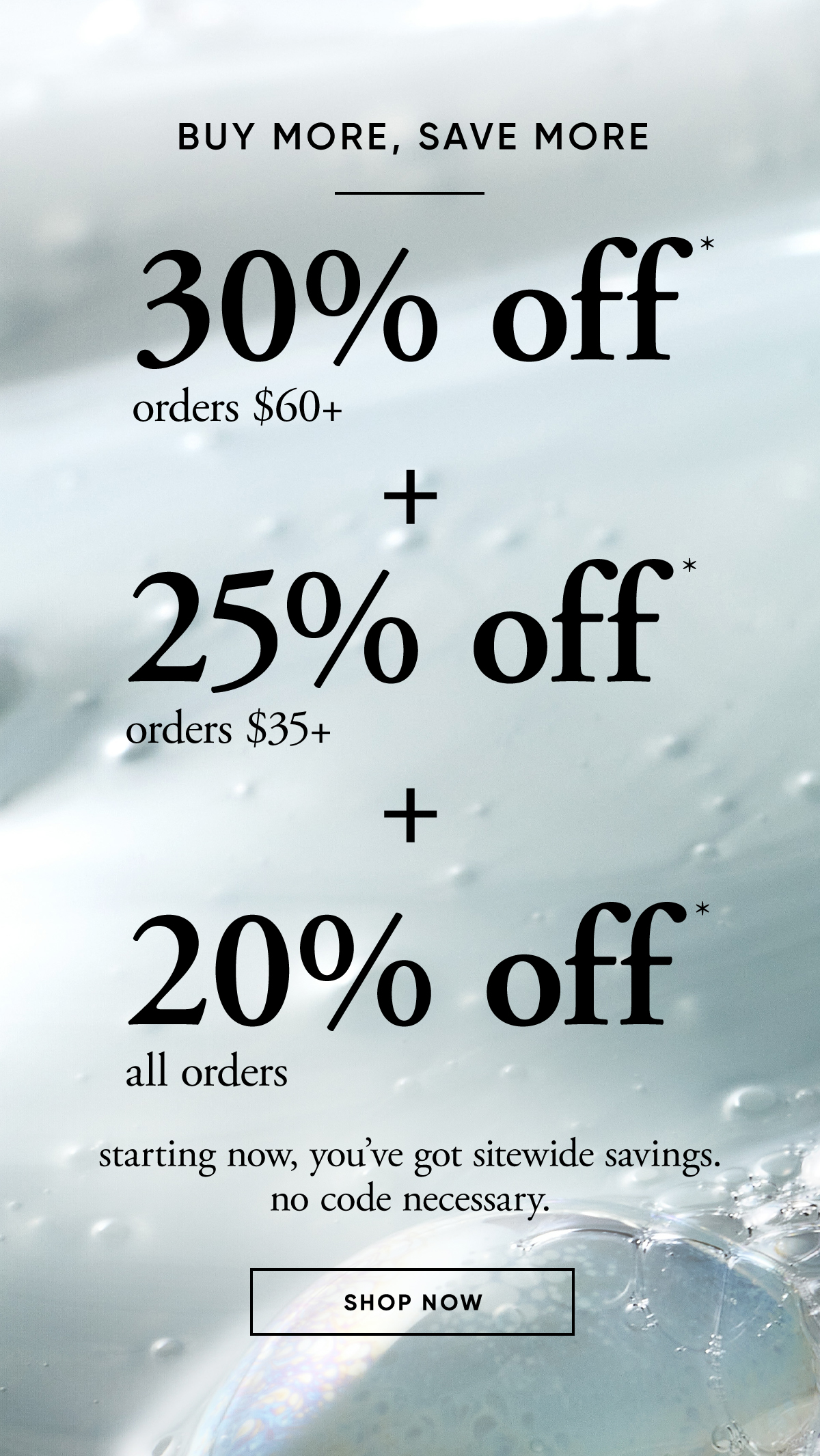 up to 30% off