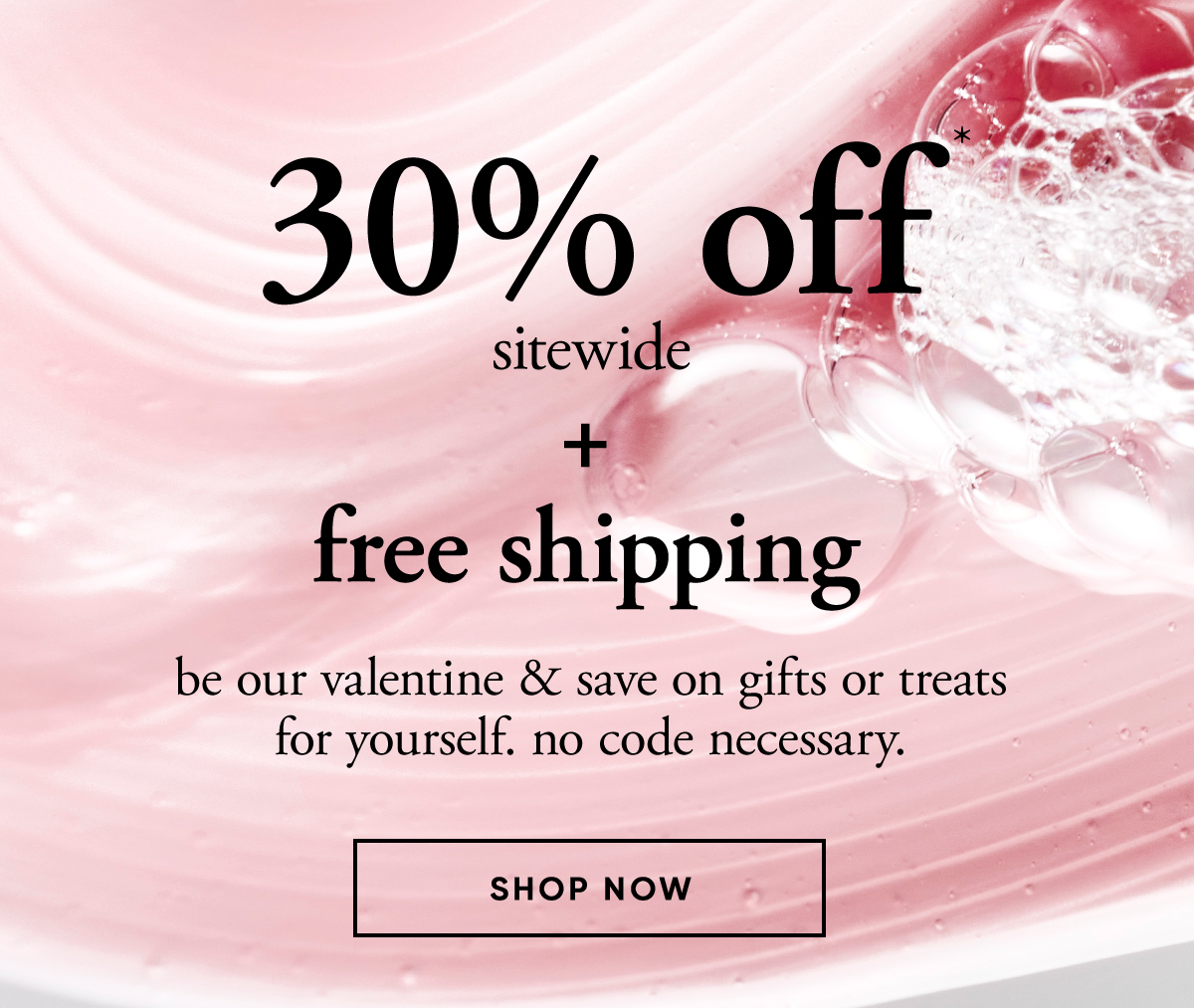 30% off + free shipping 
