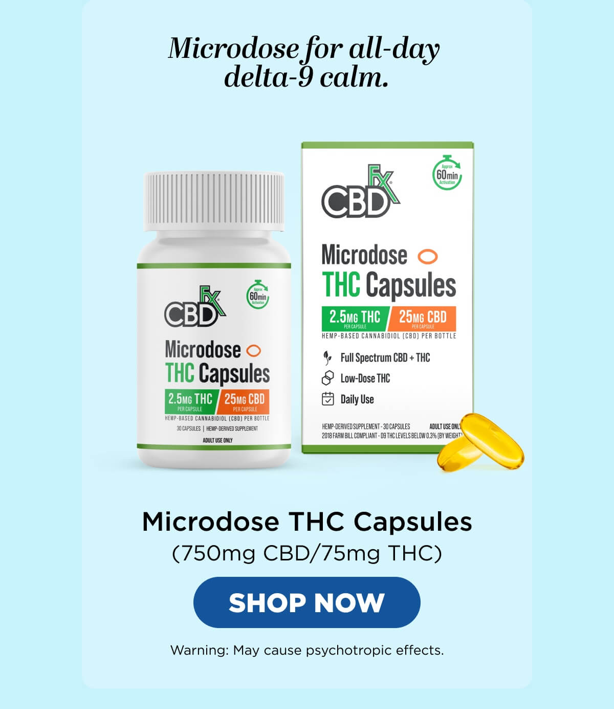 Microdose THC Capsules