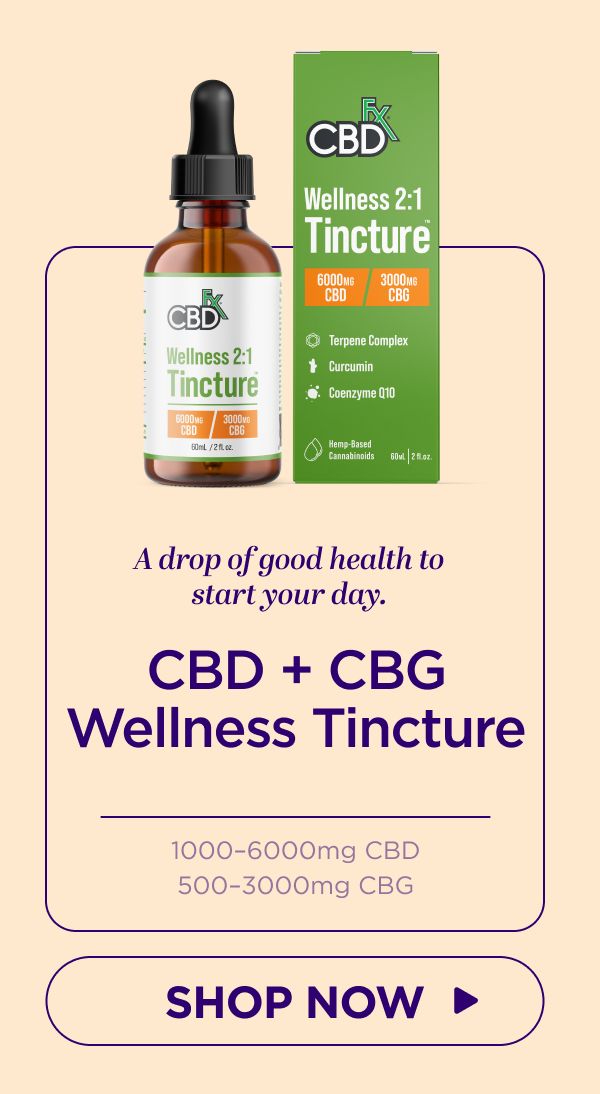 CBD + CBG Wellness Tincture