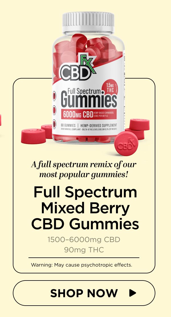Full Spectrum Mixed Berry CBD Gummies