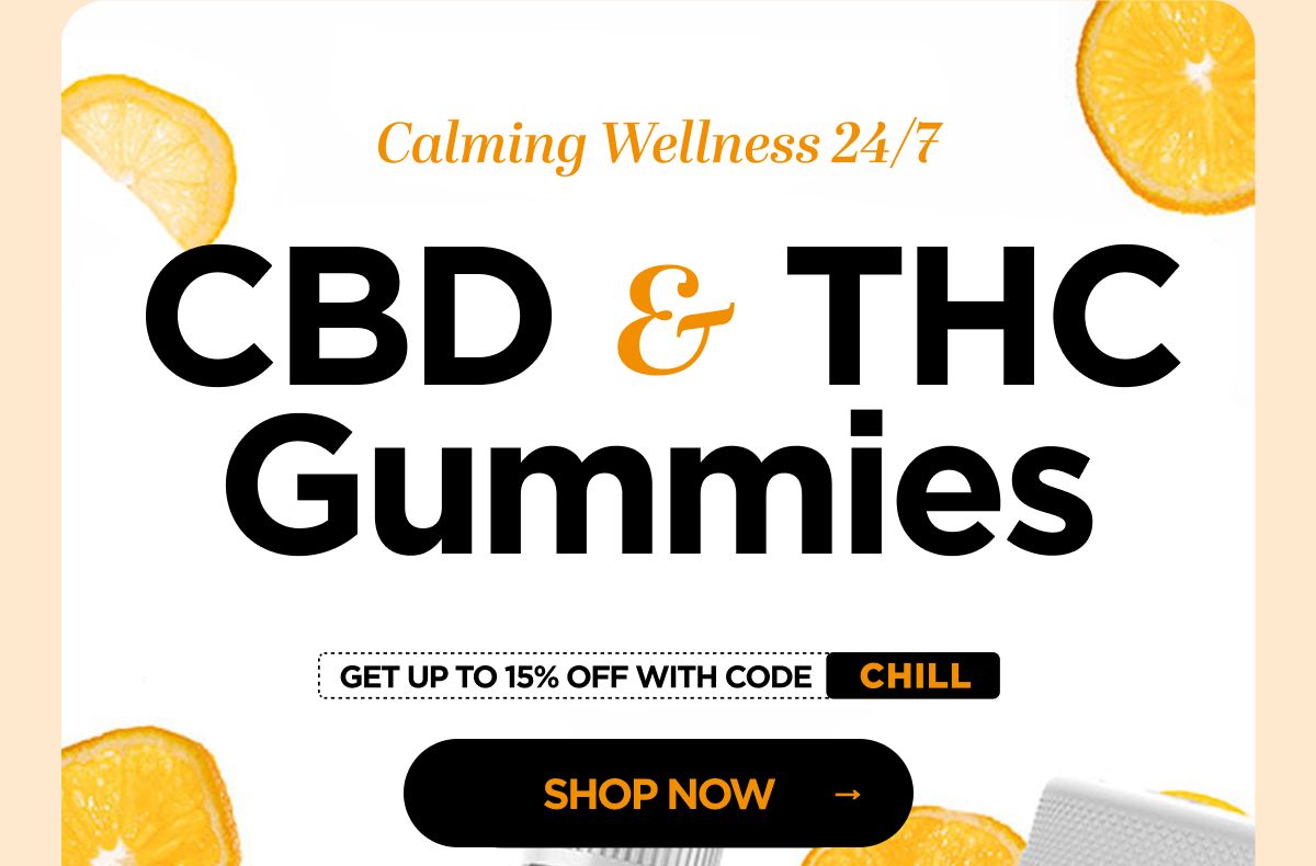 Calming Wellness 24/7 CBD & THC Gummies Get up to 15% OFF with code CHILL