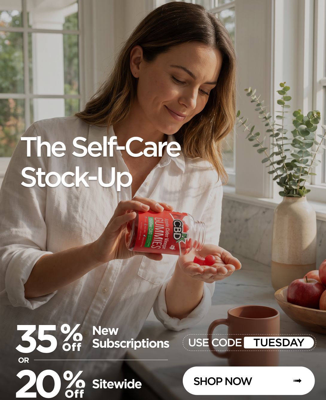 The Self-Care Stock-Up 35% OFF New Subscriptions or 20% OFF Sitewide Use code TUESDAY
