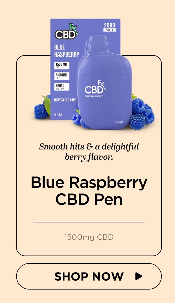 Blue Raspberry CBD Vape Pen