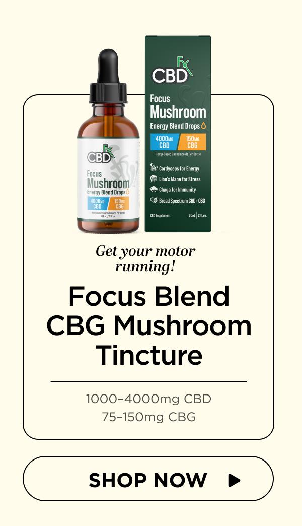 Focus Blend CBG Mushroom Tincture