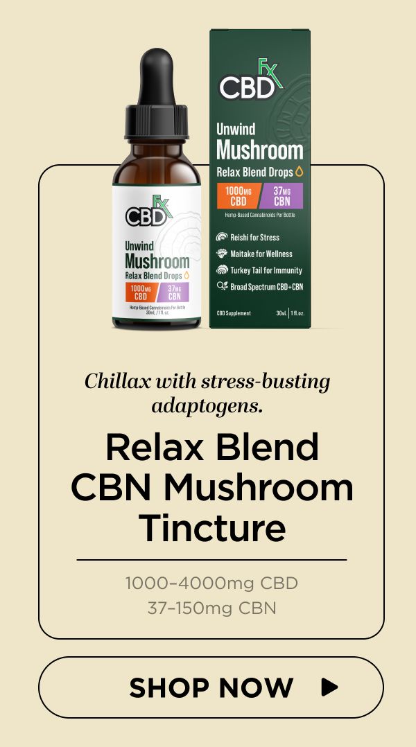 Unwind Mushroom Relax Blend Drops