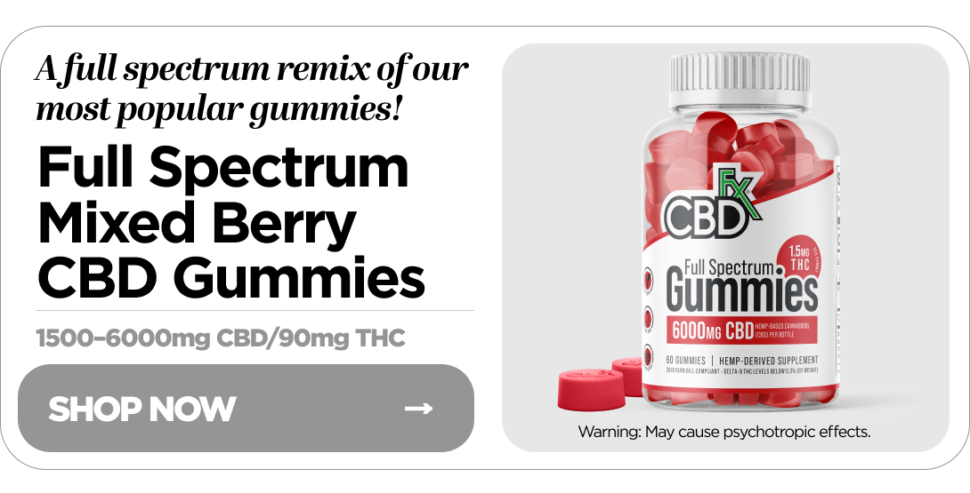 Full Spectrum Mixed Berry CBD Gummies